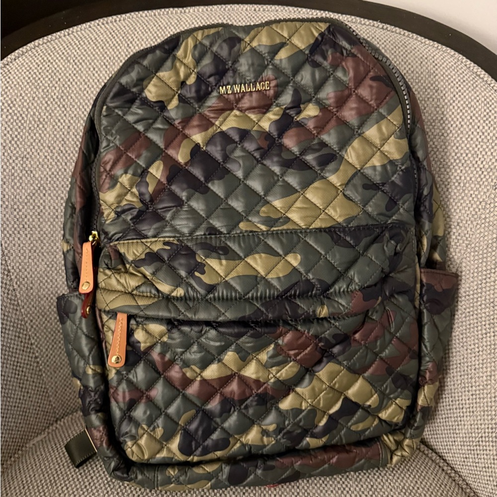 MZ Wallace Metro Quilted Camouflage Backpack